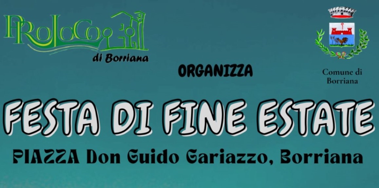 Festa di Fine Estate 12/13 Settembre 2025