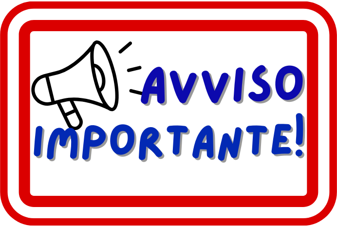 Avviso importante